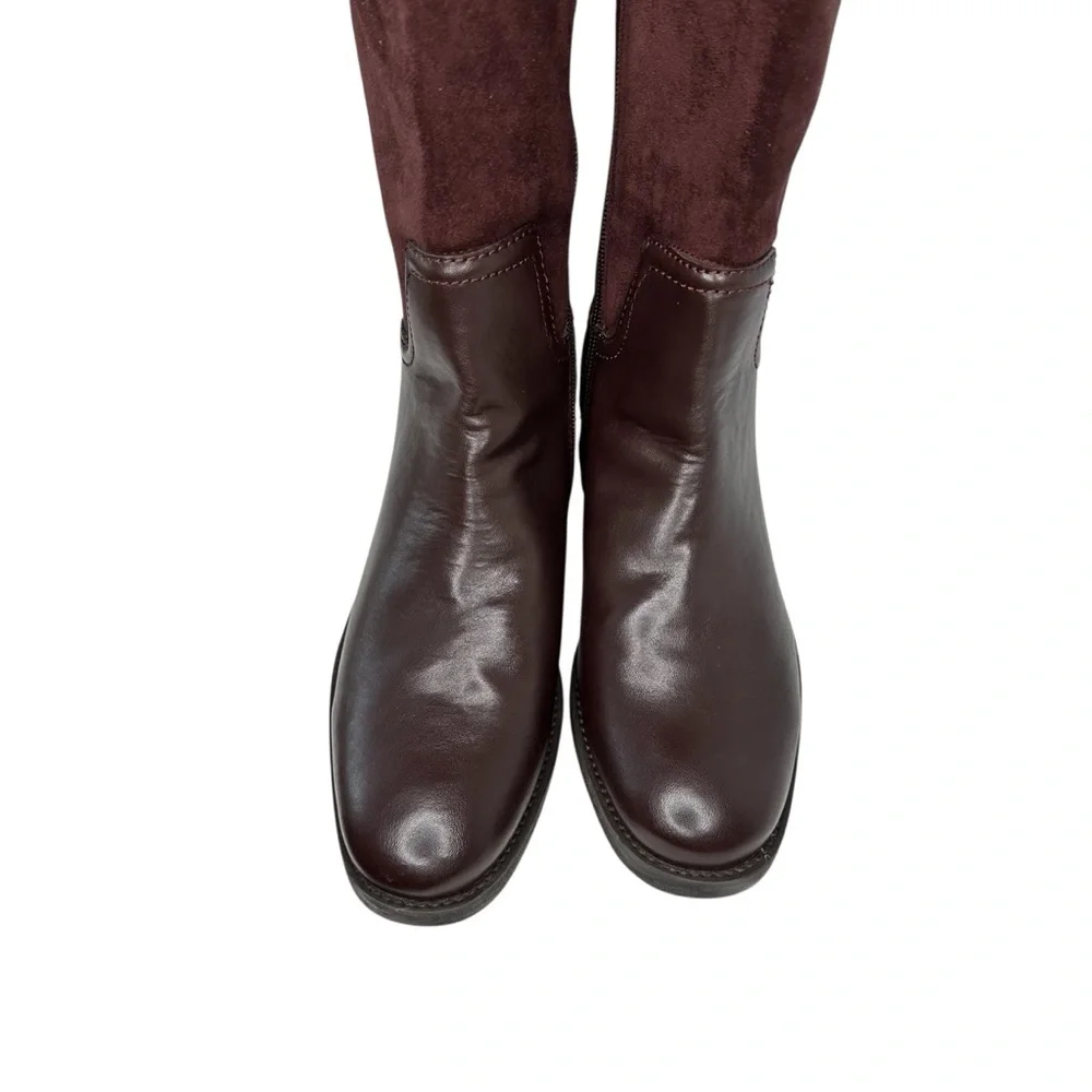 Franco Sarto Womens Merina Wide Calf Knee High Riding Boots NWT Size 8 WC - Picture 7 of 14